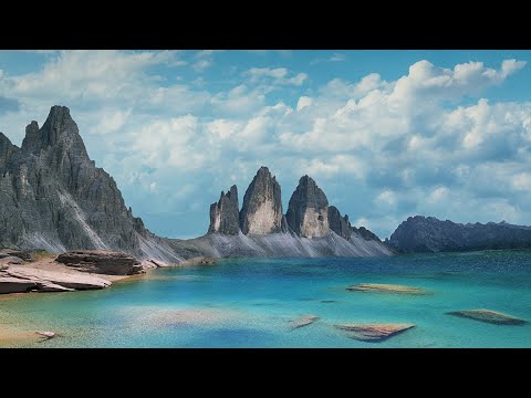 自然河水 钢琴音乐  平静静心 Ambient  Music  piano music  relaxing music