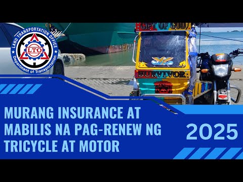 Murang Insurance CTPL at Mabilis na Pag Renew ng inyong Motorycle o Tricycle 2025 Tips & Tricks