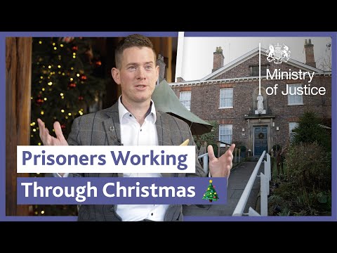 Prisoners Working Behind the Scenes at Christmas