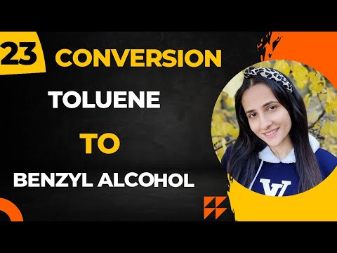 23) Convert Toluene to Benzyl Alcohol|Important Conversions Class12| Organic chemistry class12