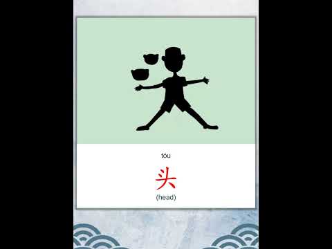 学中文 | 汉字 | Learn Chinese | Chinese Character | 头