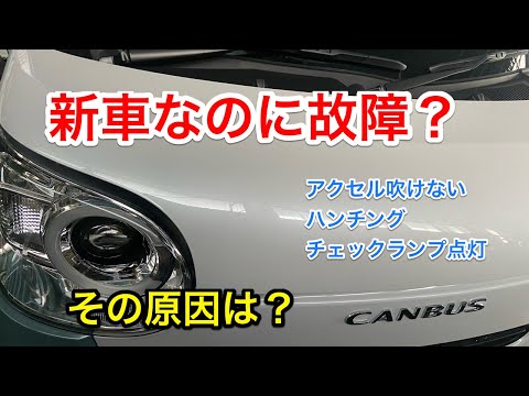 新車なのに壊れたキャンバス！約3500kmなのにエラー出まくった原因は？