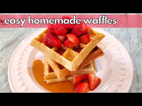 How to Make Homemade Waffles | Easy Waffle Recipe