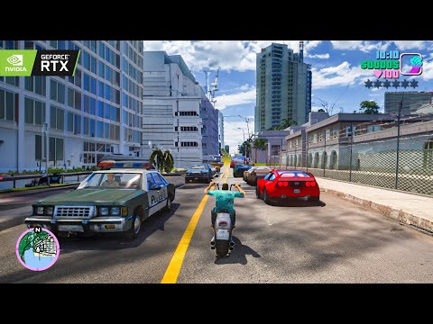 GTA Vice City Rage Classic Beta 4 - RTX 4090 & i9 14900k Gameplay