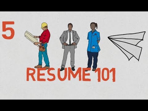 How To Write A Resume - 5 Simple Steps - Animated