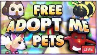 Roblox Adopt Me Free pets gift!🎁live🔴  #adoptme #roblox #live #mm2