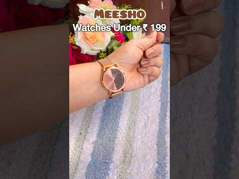 Meesho watch haul #shorts #youtubeshortsvideo #meeshofind #meeshowatches o