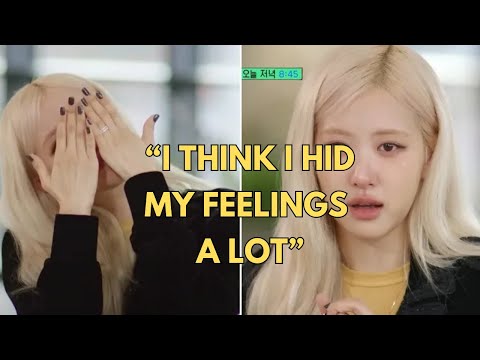 BLACKPINK’s Rosé Breaks Down in Tears During “You Quiz On The Block” Interview #rosé #blackpink