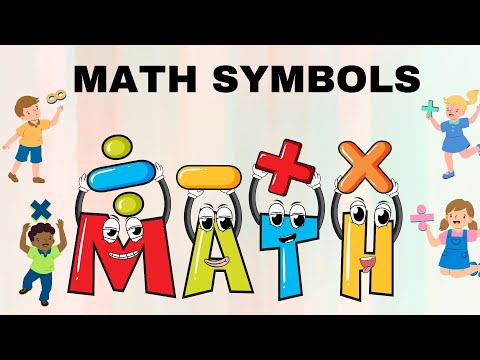 Learn Mathematical symbols | Math symbols for kids | Basic Math for kids | Kinder Roots