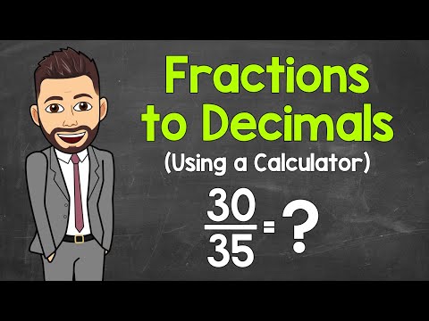 Converting Fractions to Decimals (Using a Calculator) | Math with Mr. J