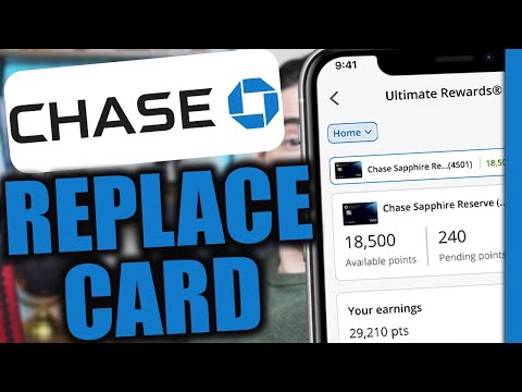 How to Replace Credit Card on Chase App