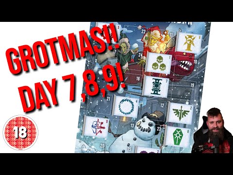 NEW DEATHWATCH, CUSTODES AND KNIGHTS DETACHMENTs - Grot-mas Day 7, 8 & 9!