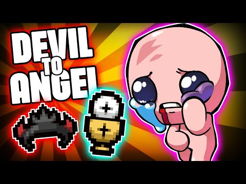 Crazy Devil/Angel Plays! - Tainted Isaac