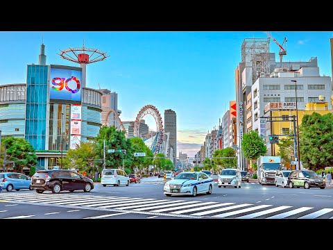 Japan: Central Tokyo Walk from Sunset to Nightfall • 4K HDR