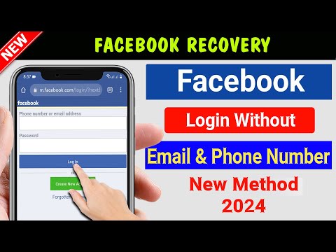 How To Login Facebook Account Without Email And Phone Number 2024