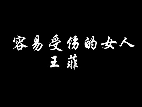 王菲 容易受伤的女人 【歌词板/Lyrics】