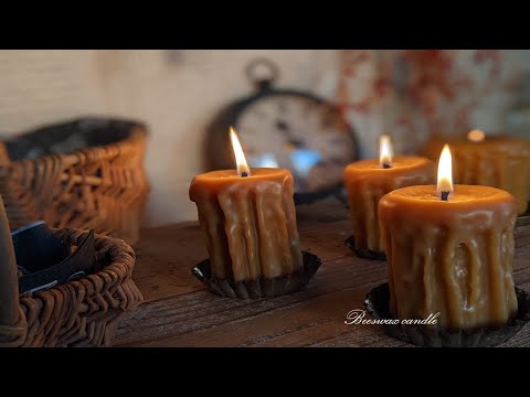 蜜蝋100％天然素材のオーガニック蜜蝋キャンドルを購入-Buy 100% Natural Beeswax Organic Beeswax Candles