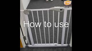 U-Baby XY008 Baby Safety Gate Installation Tutorial