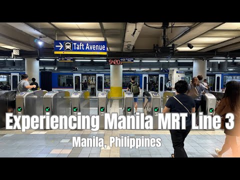 Manila MRT Line 3 || North Edsa Station to Ayala Station || by: Stanlig Films