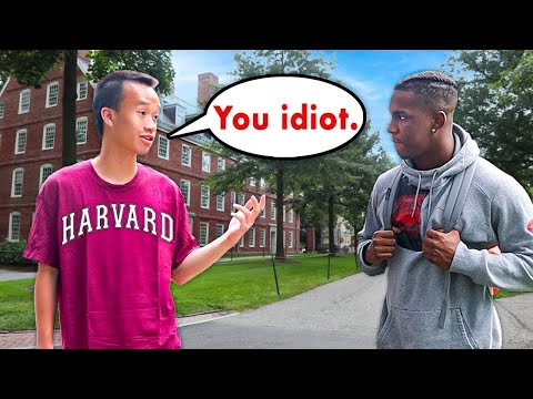 Trolling Harvard Students!