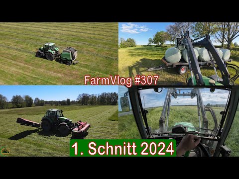 Farmvlog #307: 1. Schnitt 2024 | Raps mulchen