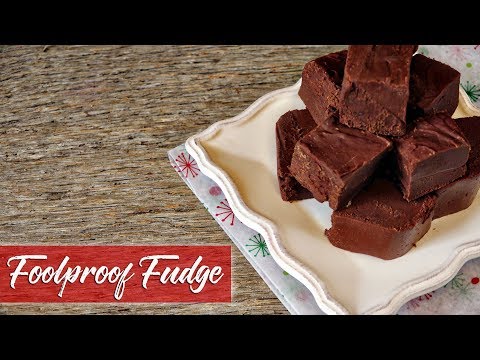 Foolproof Fudge  *No candy therm. required!*