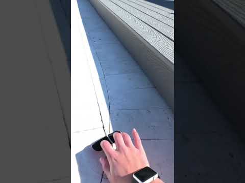 Fingerboarding on a ledge (edit)