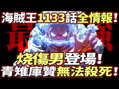 海賊王1133話全情報：“烧傷男”登場！青雉“無法殺死”！