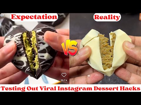 Testing Viral Instagram Dessert Hacks | Viral Dessert Hacks | Trying Out Reels Sent by Subscribers