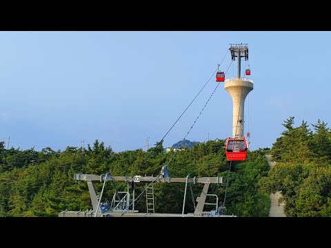 スバクが木浦海上ケーブルカー乗るよ！／韓国旅行2日目