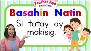 Filipino Reading Lesson | Pagsasanay sa  Pagbasa ng Pangungusap |Teacher Aya | Grade 1, 2, 3, 4