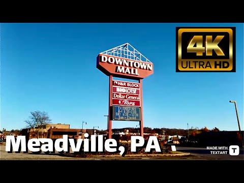 【4K】Downtown Meadville Mall - November 2023 Walk Through