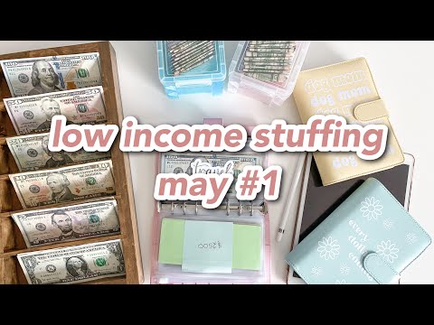 cash envelope stuffing | may #1 | low/variable income budget | sinking funds