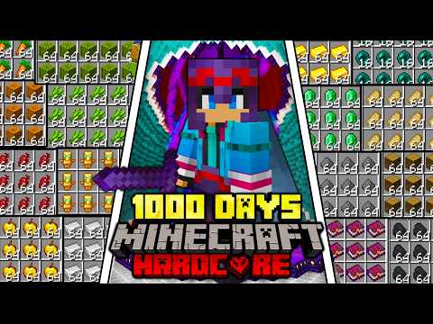 伝説の1000日ハードコアサバイバルをやってみた　総集編【1000days】【 マイクラ / マインクラフト 】