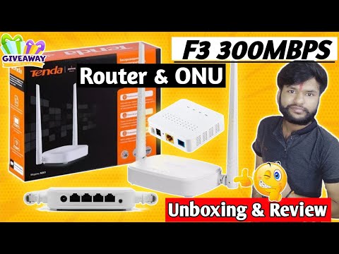 Tenda Router Setup || Tenda N301 Wireless Easy Setup Router || Unboxing & Review || Tenda Wifi || 😍