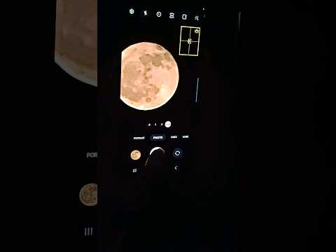 Samsung Galaxy S24 Ultra 🌝 Moon Zooming test 100x 💥 #shorts