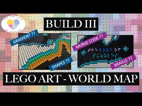 LEGO Art World Map Set Build Part III (Final)