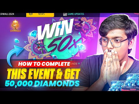 How to Complete 50x Diamond Event l Free Fire New Event l Ff New Event l Free Fire 50x Diamond