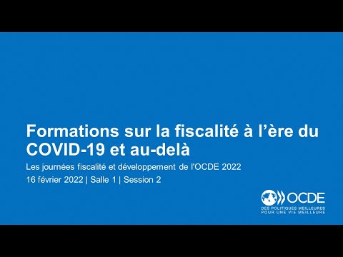 Les journées fiscalité et développement de l'OCDE 2022 (Jour 1 Salle 1 Session 3) : Formation