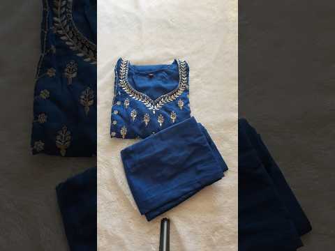 Just for 560 🤯🤯|Meesho kurta set 💙 #shorts #meesho #viralvideo