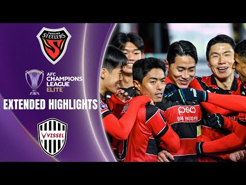 Pohang Steelers vs. Vissel Kobe: Extended Highlights | AFC Champions League | CBS Sports Golazo