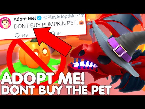 ⚠️*BEWARE* NEVER BUY THE NEW PUMPKIN PET BECAUSE OF THIS…😱🔥(MUST WATCH) ADOPT ME ROBLOX