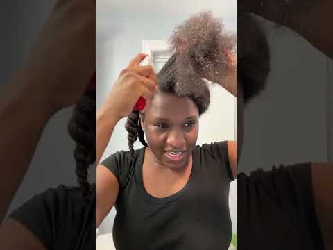 How to prep your natural  hair for blow dry