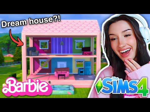 Recreating my Childhood BARBIE DREAM HOUSE in The Sims 4