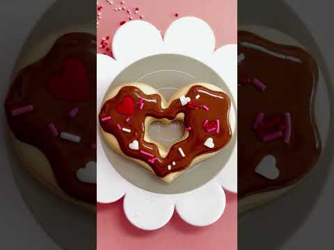 Heart-Shaped Cookie “Donuts”