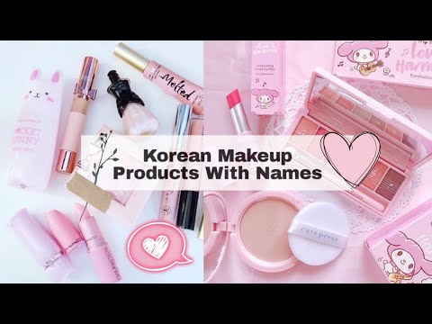 Korean makeup products with names/Korean makeup products for beginners/Beauty products name/Makeup