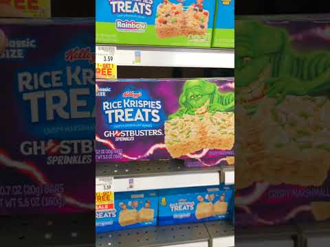 Pop tarts | Rice Krispie Trests Ghostbusters Rainbow | Fruity Pebbles cereal #shortsvideo