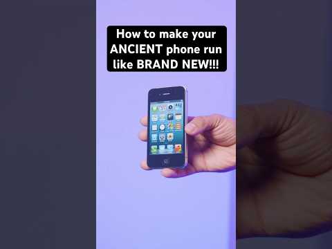 How to make an ANCIENT phone run like BRAND NEW!!!