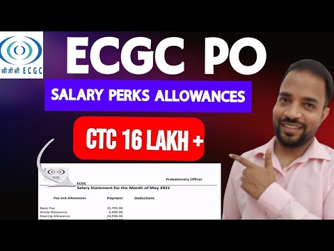 ECGC PO Latest Salary, Perks, Allowances, Benefits 🔥 1 Lakh monthly 💰 Best for Bankers #ecgc #ecgcpo