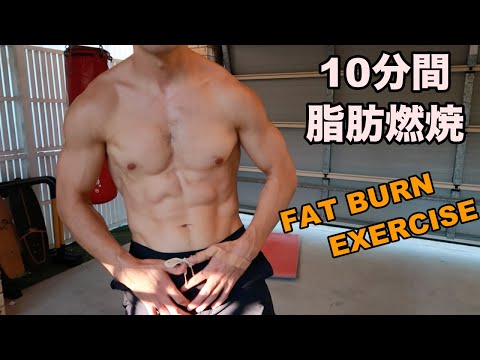 10分間で全身の脂肪を燃焼させるエクササイズ！めちゃくちゃ効きます。10MIN FAT BURN WORKOUT!!【WHAT'S UP EXERCISE】